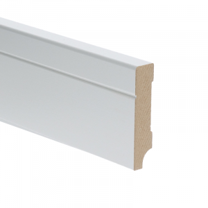 Tijdloze plint 70×15 Wit Voorgelakt RAL 9010